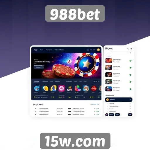 Análise da interface do usuário do site 988bet